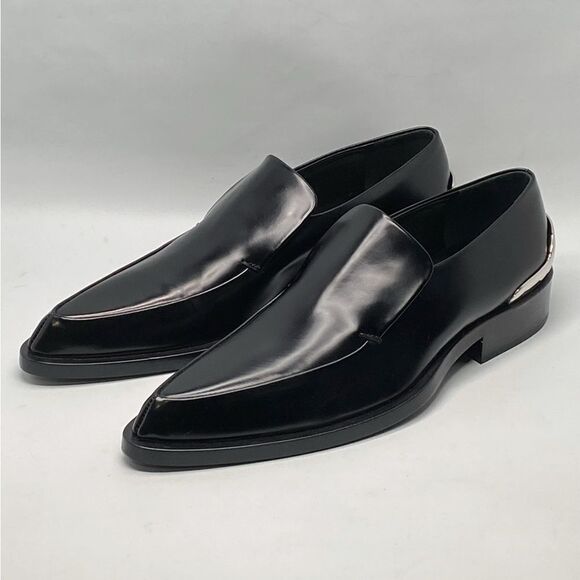 Jil Sander Steel Heel Pointed Toe Loafer size 40 - Picture 1 of 10